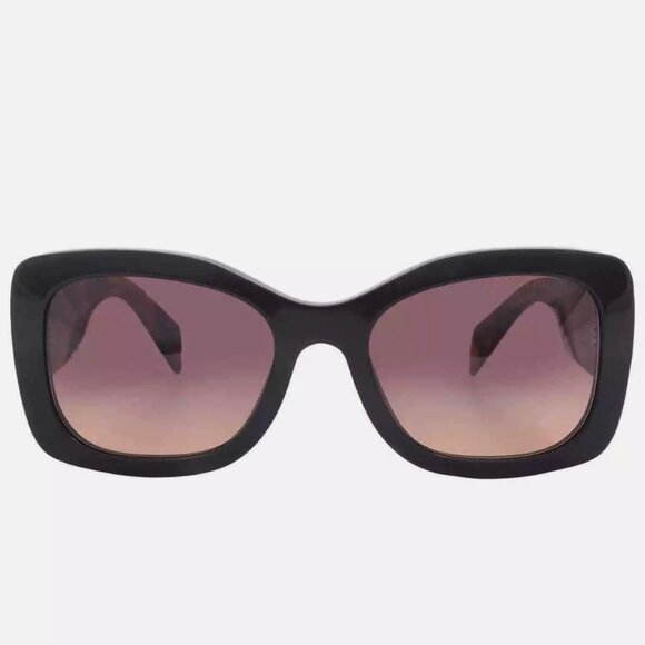 Prada Brown Gradient Butterfly Ladies Sunglasses New - Picture 2 of 5